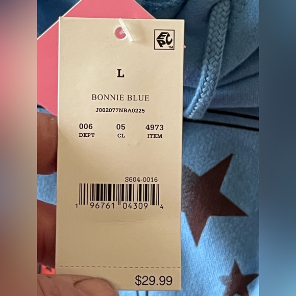 NBA Women's Warriors Oversized Graphic Hoodie Blue L SALE $5​ - Picture 4 of 7